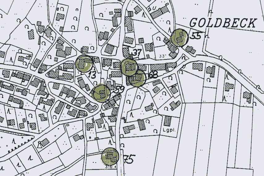 Karte von Goldbeck