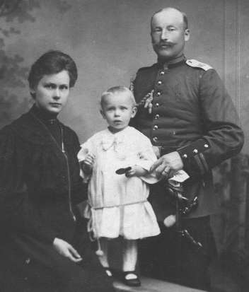 Berthold Kller mit Ehefrau Marie geb. Schulz + Sohn Herbert