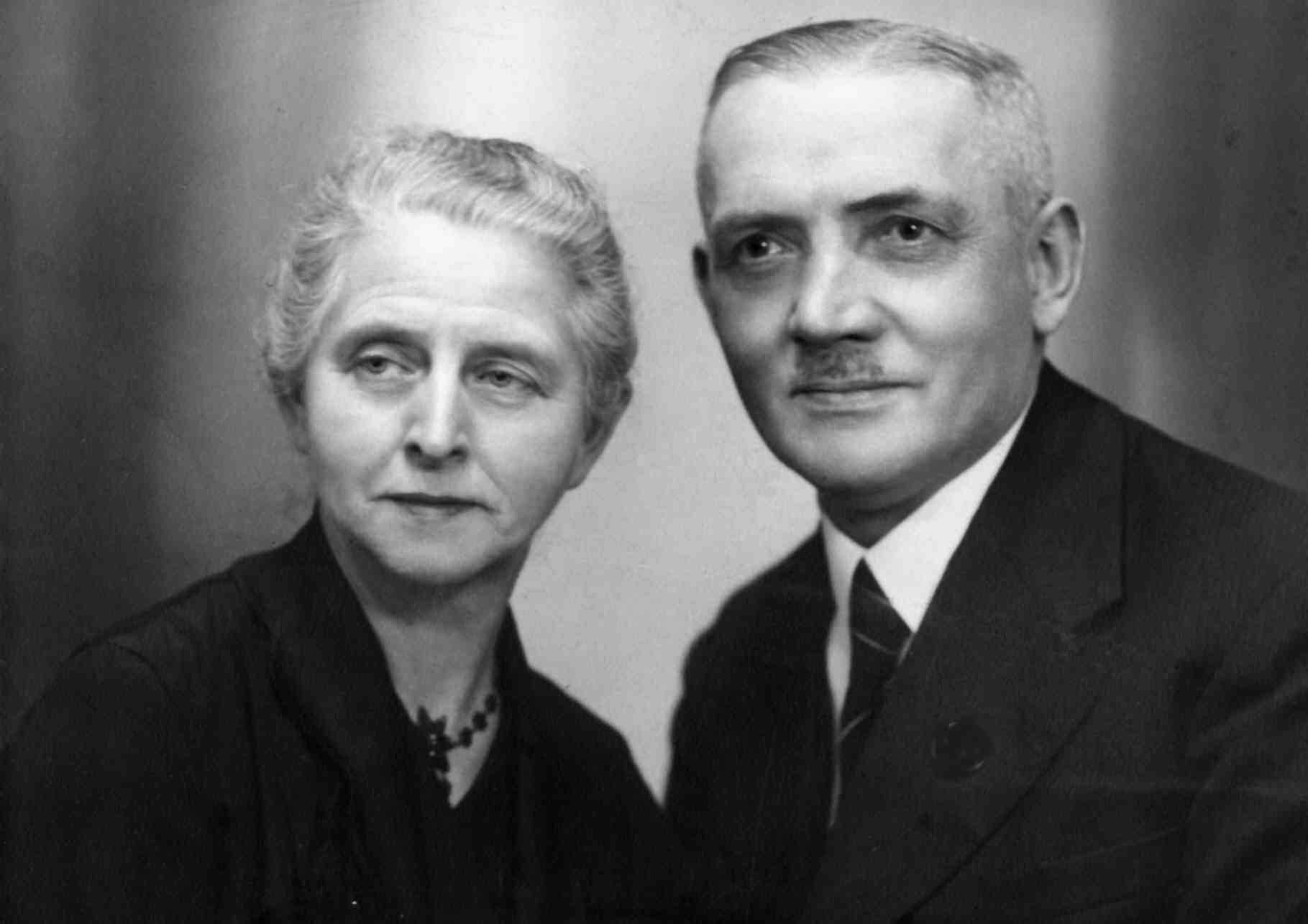 August Schnadt mit Ehefrau Auguste geb. Httler